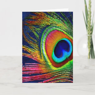 De kleurrijke Druk van de Veer van de Pauw Kaart
