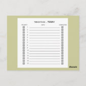 De kleurrijke Eigenaars in Boom om Lijst te doen Briefkaart (Achterkant)