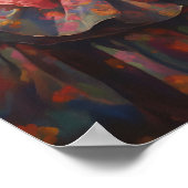 De kleurrijke en gelukkige clown poster (Hoek)