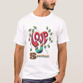 De kleurrijke hartlijn van Sweetheart T-shirt (Voorkant)