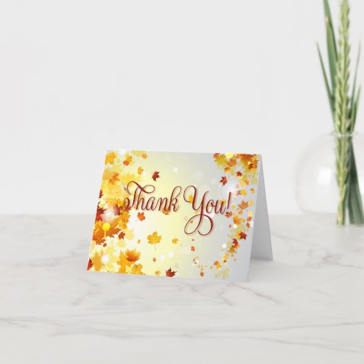De kleurrijke Herfst dankt u Kaarten met de (Voorkant)