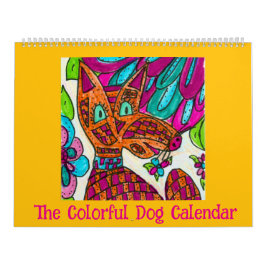 De Kleurrijke Hondenkalender Kalender