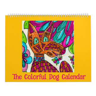 De Kleurrijke Hondenkalender Kalender
