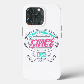 De kleurrijke im is 70 jaar oud en geweldig sinds  Case-Mate iPhone case