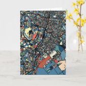 De kleurrijke Kaart van Tokyo (Gele Bloem)