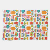 De kleurrijke keuken theedoek (Horizontaal)