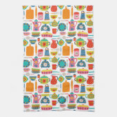 De kleurrijke keuken theedoek (Verticaal)