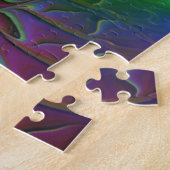 De Kleurrijke Lichtgevende Moderne Abstracte Fract Legpuzzel (Zijkant)