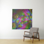 De kleurrijke lichtgevende moderne Abstracte fract Wandkleed (In situ)