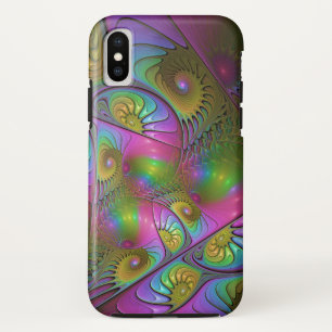 De Kleurrijke Lichtgevende Trippy Abstracte Fracta Case-Mate iPhone Case