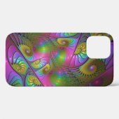 De kleurrijke lichtgevende Trippy Abstracte Fracta Case-Mate iPhone Case (Achterkant (horizontaal))