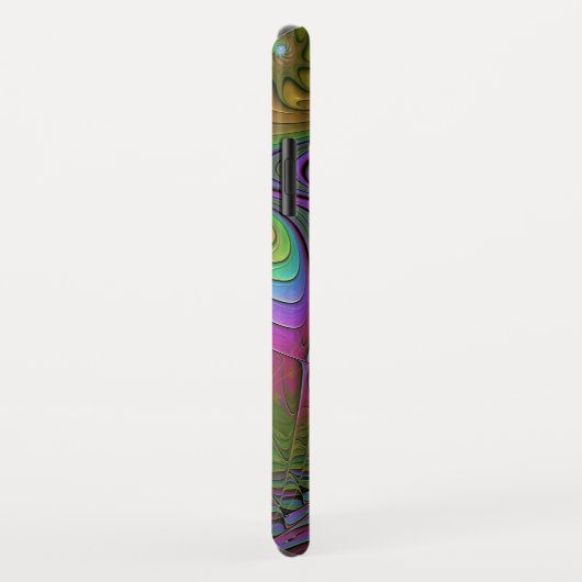 De kleurrijke lichtgevende Trippy Abstracte Fracta Case-Mate iPhone Case (Achterkant/rechts)