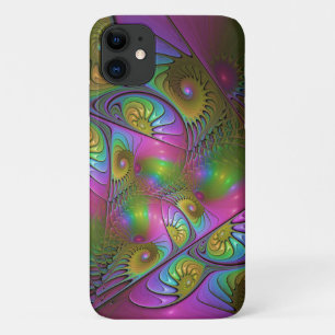 De Kleurrijke Lichtgevende Trippy Abstracte Fracta Case-Mate iPhone Case