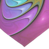 De kleurrijke lichtgevende Trippy Abstracte Fracta Korte Tafelloper (Hoek)