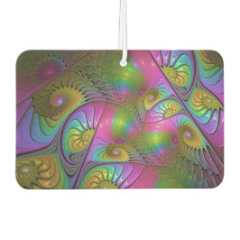 De kleurrijke lichtgevende Trippy Abstracte Fracta Luchtverfrisser