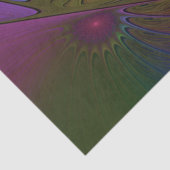 De kleurrijke lichtgevende Trippy Abstracte Fracta Tissuepapier (Detail)