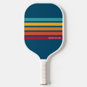 De  Kleurrijke Lijnen van de terugkeer Gepersonali Pickleball Paddle (Voorkant)