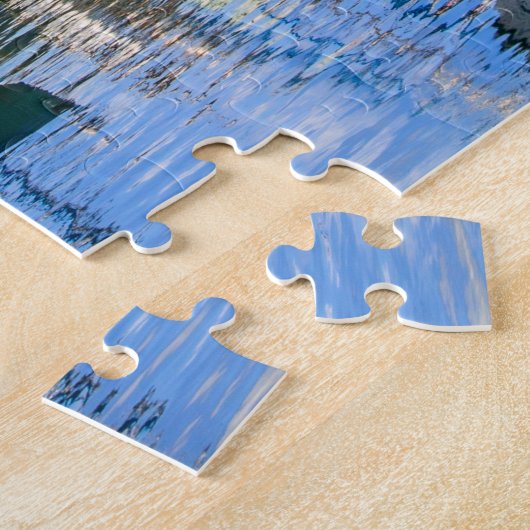 De kleurrijke Marokkaanse Vissen boten van Essaoui Legpuzzel (Zijkant)