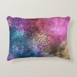 De kleurrijke melkweg accent kussen