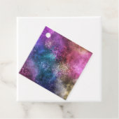 De kleurrijke melkweg bedankjes labels (In situ)