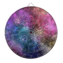 De kleurrijke melkweg dartbord