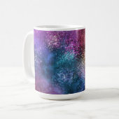 De kleurrijke melkweg koffiemok (Voorkant links)