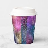 De kleurrijke melkweg papieren bekers (Links)
