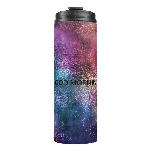 De kleurrijke melkweg thermosbeker (Voorkant)