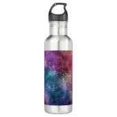 De kleurrijke melkweg waterfles (Voorkant)
