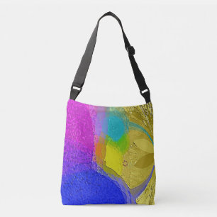 De "kleurrijke Mengeling van de Textuur" op een Crossbody Tas
