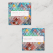 De Kleurrijke Moderne Vierkante Visitekaartjes van (Voorkant / Achterkant)