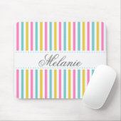 De kleurrijke Naam van de Douane van het Patroon Muismat (Met muis)