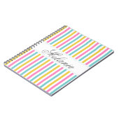 De kleurrijke Naam van de Douane van het Patroon Notitieboek (Linkerzijde)