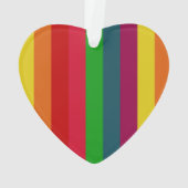 De kleurrijke Regenboog houdt Kalm en de Jouw Ornament (achterkant)