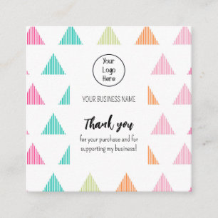 De kleurrijke review van het visitekaartje van de