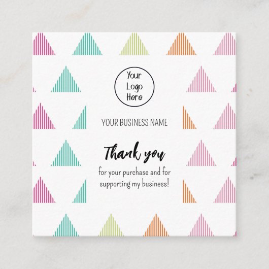 De kleurrijke review van het visitekaartje van de  (Voorkant)