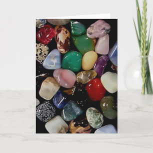 De kleurrijke Stenen van de Gem Kaart