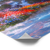 De kleurrijke symfonie van Forest Poster (Hoek)