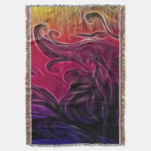 De kleurrijke tuin deken (Voorkant Verticaal)