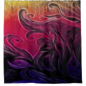 De kleurrijke tuin douchegordijn (Voorkant)