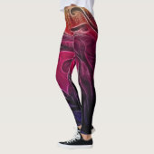 De kleurrijke tuin leggings (Links)