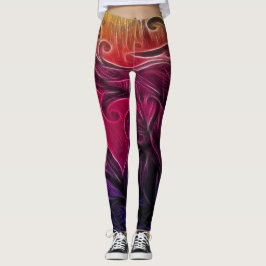 De kleurrijke tuin leggings