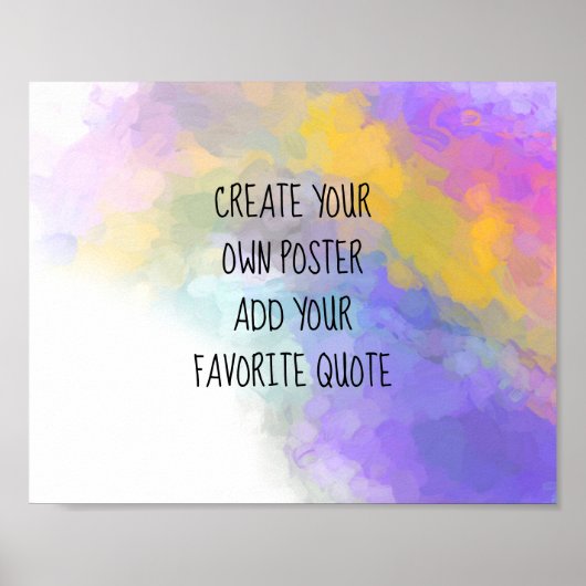 de kleurrijke verfkleuren voegen jouw tekst voor d poster (Voorkant)