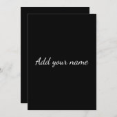 De kleurrijke waterverf voegt de tekst van de jouw kaart (Voorkant / Achterkant)