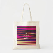 "De kleurrijke wereld" Kleurrijke abstracte canvas Tote Bag (Voorkant)