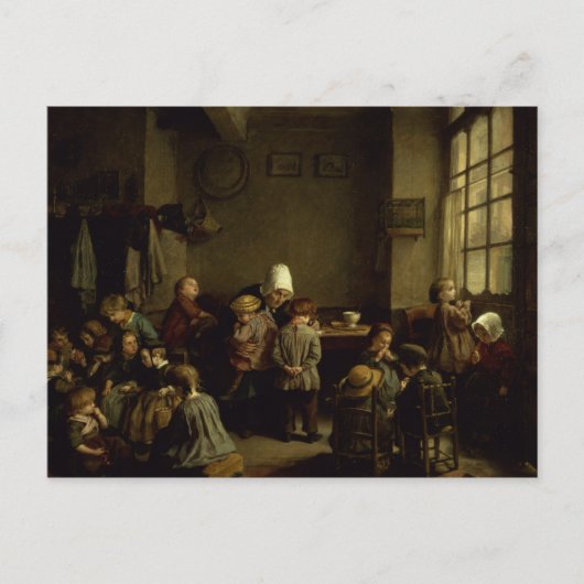 De kleuterschool briefkaart (Voorkant)