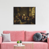 De kleuterschool canvas afdruk (Insitu (Woonkamer))