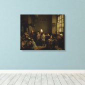 De kleuterschool canvas afdruk (Insitu (Houten vloer))