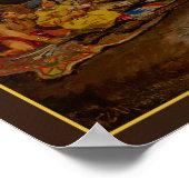 "De kleuterschool" door Charles Marion Russell 190 Poster (Hoek)