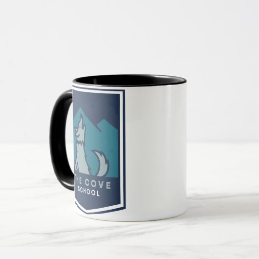 De kleuterschool mok (Voorkant links)